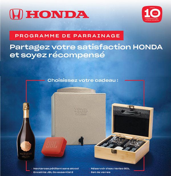 Parrainage Honda Réunion